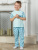 Пижама с зебрами - Размер 92 - Цвет голубой - Картинка #1